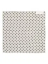 Brunello Cucinelli Geometric-pattern Silk Pocket Square In White
