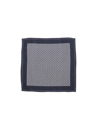 BRUNELLO CUCINELLI GEOMETRIC-PATTERN SILK SCARF