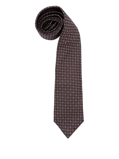 BRUNELLO CUCINELLI GEOMETRIC-PATTERN TIE