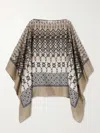 Brunello Cucinelli Geometric-print Silk Blouse In Multicolor