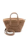 Brunello Cucinelli Geometric Tote Bag In Brown