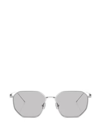 Brunello Cucinelli Geometric-frame Sunglasses In Gray