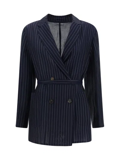 Brunello Cucinelli Giacca Blazer In Black