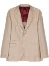 Brunello Cucinelli Deconstructed Wool Blend Blazer