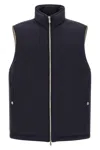 Brunello Cucinelli Gilet Imbottito In Blue