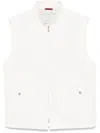 Brunello Cucinelli Lightweight Gilet In White