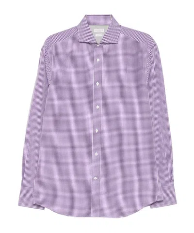 BRUNELLO CUCINELLI GINGHAM-CHECK SHIRT