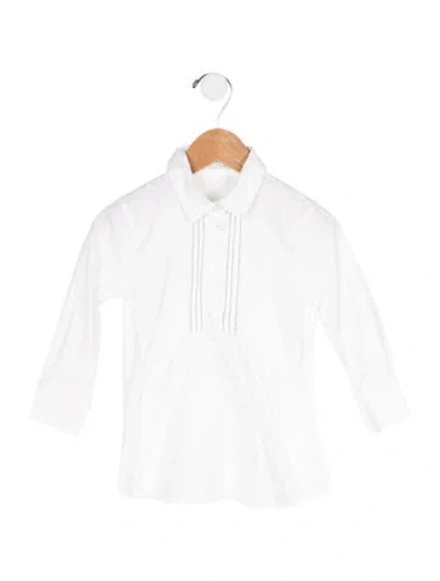 Pre-owned Brunello Cucinelli Babies' Girls Solid Dress In White