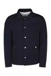 Brunello Cucinelli Water Repellent Jacket Casual Jackets, Parka Blue In Blue