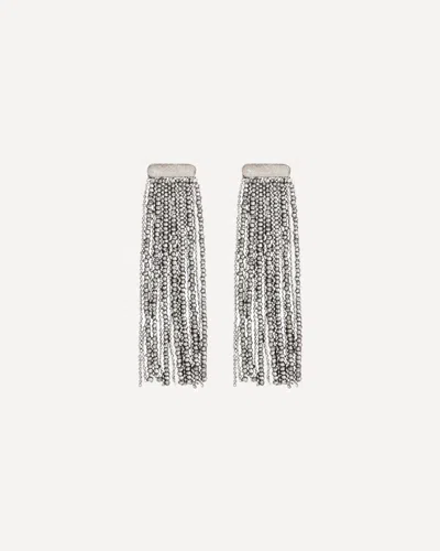 Brunello Cucinelli Glass And Silver Earrings