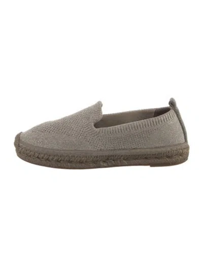Pre-owned Brunello Cucinelli Glitter Accents Espadrilles In Neutrals