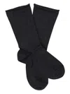 Brunello Cucinelli Glitter-knit Socks In Black