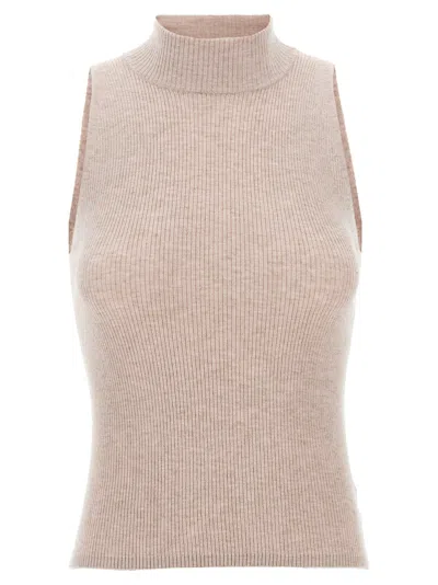 BRUNELLO CUCINELLI BRUNELLO CUCINELLI GLITTER RIBBED VEST