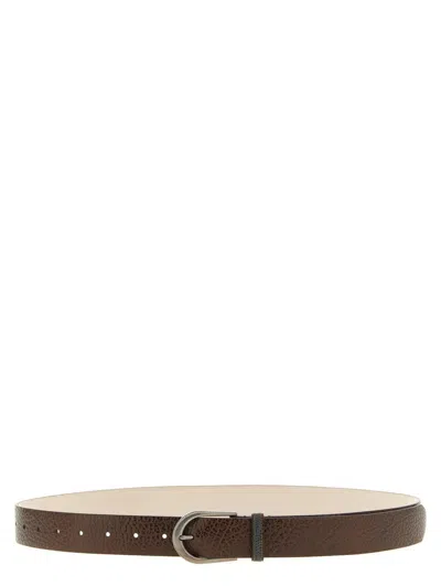 Brunello Cucinelli 'glossy' Jewel Belt In Green