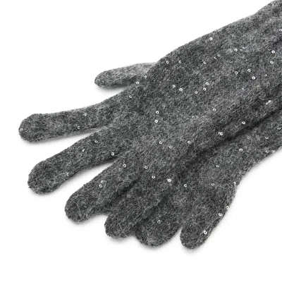 Brunello Cucinelli Gloves Blacks And Greys