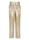 Brunello Cucinelli Trousers In Gold