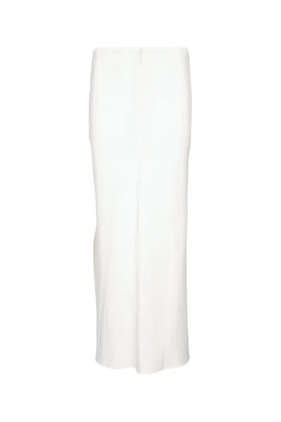 Brunello Cucinelli Gonna Lunga In White
