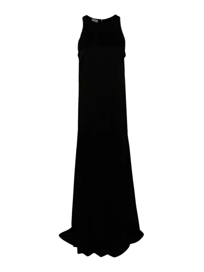 Brunello Cucinelli Gown Dress In Black