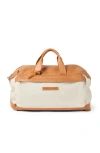 Brunello Cucinelli Grained Calfskin Active Bag In White