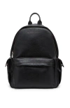 Brunello Cucinelli Leather Zip Backpack In Black