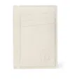 Brunello Cucinelli Grained Leather Card Holder In White