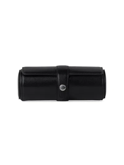 Brunello Cucinelli Grained Leather Watch Box In Black
