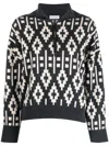 Brunello Cucinelli Graphic Knited Sweatshirt In Black