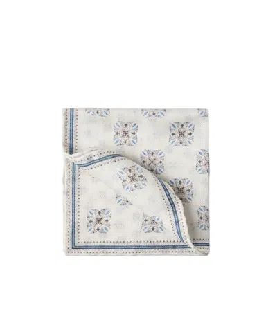 BRUNELLO CUCINELLI BRUNELLO CUCINELLI FLORAL DESIGNED POCKET SQUARE
