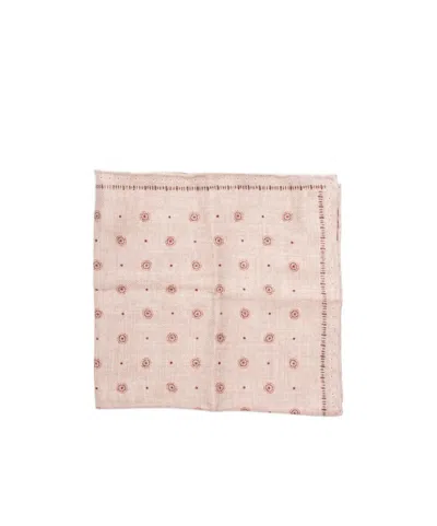 BRUNELLO CUCINELLI GRAPHIC-PRINT HANDKERCHIEF SCARF