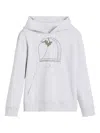 Brunello Cucinelli Graphic-print Hoodie In Gray
