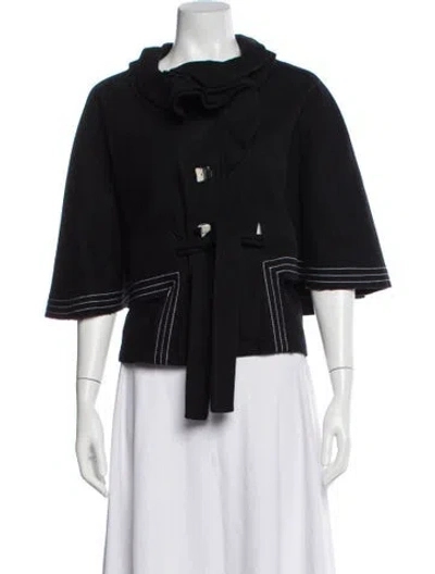 Pre-owned Brunello Cucinelli Graphic Print Jacket In Black
