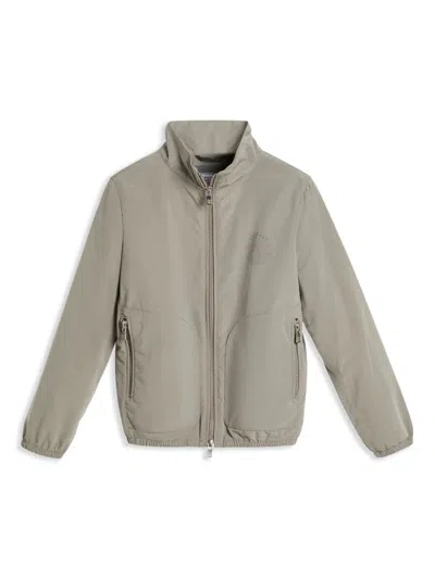 Brunello Cucinelli Kids' Graphic-print Jacket In Neutrals
