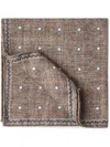 Brunello Cucinelli Graphic-print Silk Pocket Square In Multicolor