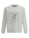 Brunello Cucinelli Maxi Print Sweatshirt In Neutral