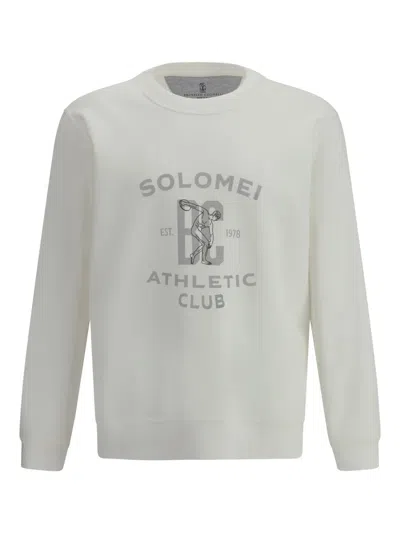 BRUNELLO CUCINELLI GRAPHIC-PRINT SWEATSHIRT