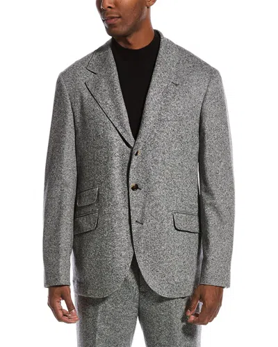 Brunello Cucinelli Gray Fibres Clothing