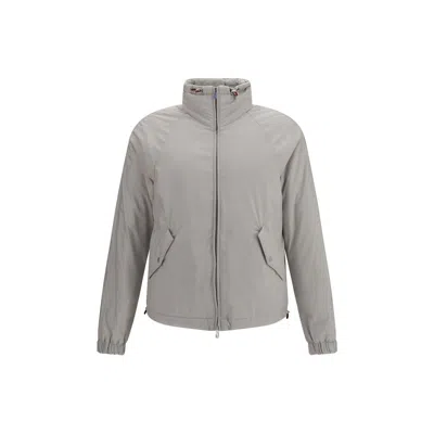 Brunello Cucinelli Gray Polyester Shell Jacket