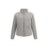 Brunello Cucinelli Gray Polyester Shell Jacket In Gray
