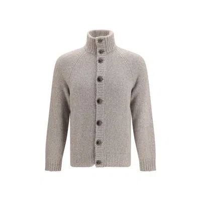 Brunello Cucinelli Gray Wool Oves Aries Cardigan