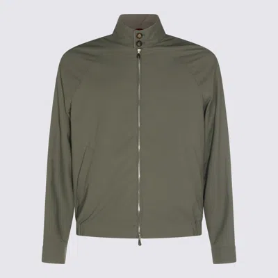 Brunello Cucinelli Green Cotton Casual Jacket