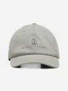 Brunello Cucinelli Lightweight Techno Fabric Cap With Tennis Print Hats