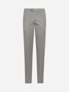 Brunello Cucinelli Men Green Gabardine Italian Fit Trousers
