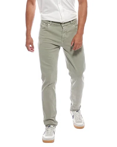 Brunello Cucinelli Green Traditional Fit Jean In Multi