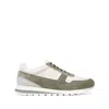 Brunello Cucinelli Men Calfskin And Suede Sneakers In Green