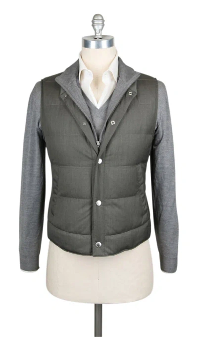 Pre-owned Brunello Cucinelli Green Water Repellent Vest - (bc1504mh462b)