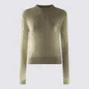 Brunello Cucinelli Green Wool Knitwear