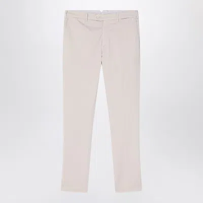 Brunello Cucinelli Regular Cotton Pants With Pockets And Loops In White