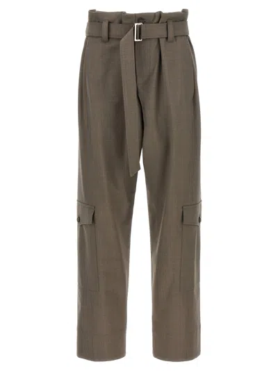 BRUNELLO CUCINELLI GREY CARGO PANTS