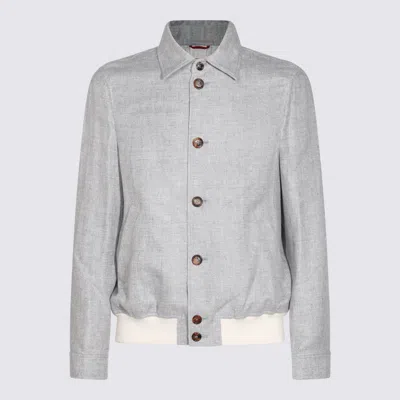 BRUNELLO CUCINELLI GREY CASUAL JACKET