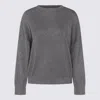 Brunello Cucinelli Grey Cotton Knitwear